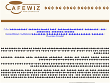Tablet Screenshot of cafewiz.com
